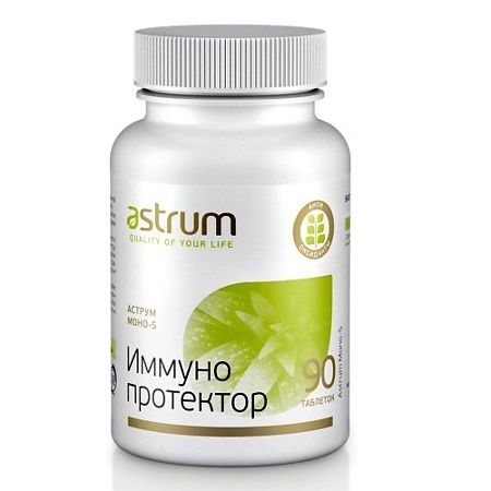 Аструм (Astrum) Mono-S Иммунопротектор антиоксидант онкопрофилактика таблетки массой 305 мг 90 шт