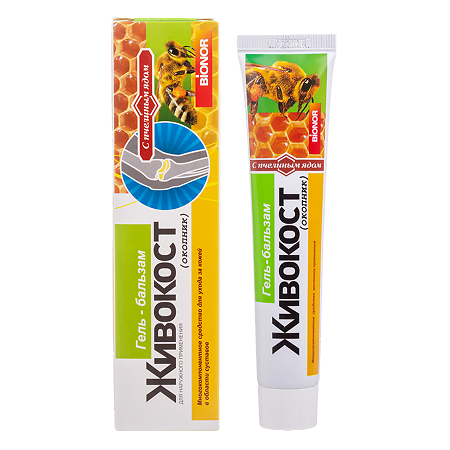 Изображение товара Живокост (окопник) гель-бальзам для тела пчелиный яд 50 мл 1 шт