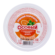 Купить Зубной порошок Особый 75 г 1 шт цена