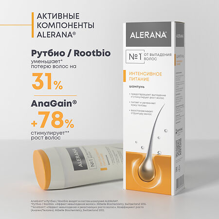 Алерана шампунь Интенсивное питание 250 мл 1 шт