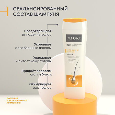Алерана шампунь Интенсивное питание 250 мл 1 шт