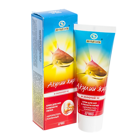 Изображение товара Акулий жир и Золотой ус Крем при пяточной шпоре 75мл 1 шт