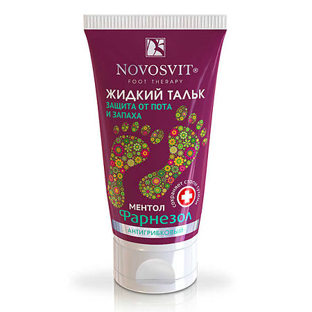 Изображение товара Novosvit Тальк жидкий фарнезол от пота и запаха 50 мл 1 шт