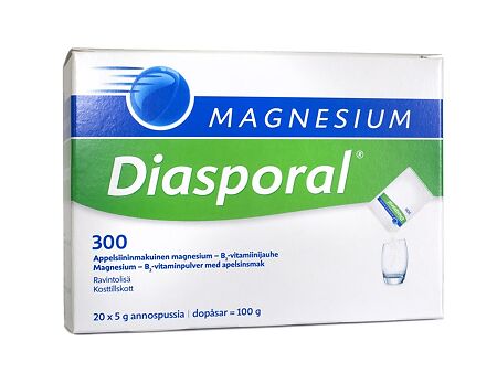 Магний Диаспорал 300 гранулы д/приг раствора для приема внутрь 295,7 мг 5 г 20 шт