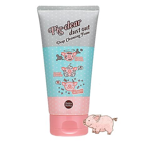 Изображение товара Holika Holika Pig-clear dust out Deep Cleansing Foam Пенка для лица глубоко очищающая 150 мл 1 шт