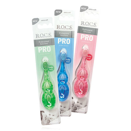 R.O.C.S. PRO Baby Зубная щетка для детей от 0 до 3 лет 1 шт