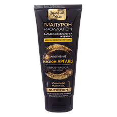 Купить Золотой Шелк Бальзам-кондиционер Nutrition гиалурон+коллаген 170 мл 1 шт цена