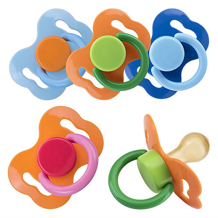 Изображение товара Классическая латексная соска-пустышка Бантик для новорожденных Курносики