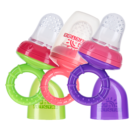 Изображение товара Контейнер для прикорма Мир Детства силиконовый розовый 17509