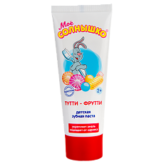 Купить Мое солнышко Зубная паста Тутти-Фрутти 100 г 1 шт цена