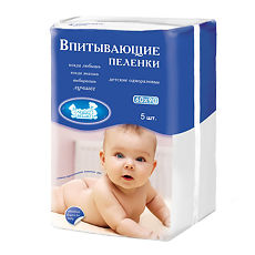 Купить Наша Мама Пеленки детские впитывающие 60х90 5 шт цена