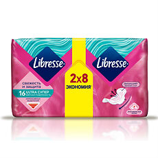 Купить Libresse Ultra Super с мягкой поверхностью 16 шт цена