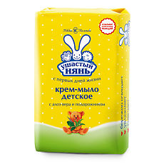 Купить Ушастый Нянь Крем-мыло с экстрактом алоэ вера и подорожником 90 г 1 шт цена