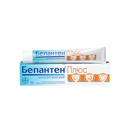 Бепантен плюс крем для наружного применения 5%+0,5% 30 г 1 шт