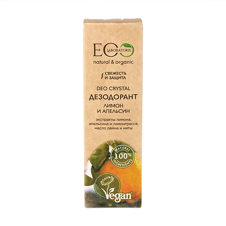 EcoLab Дезодорант Deo Crystal Лимон и апельсин 50 мл 1 шт