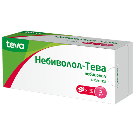 Небиволол-Тева таблетки 5 мг 28 шт