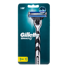 Купить Gillеttе Mach 3 Станок + 2 сменные кассеты 1 шт цена