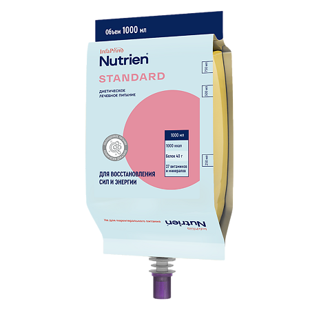 Нутриэн Стандарт жидкое (зондовое) диетическое лечебное питание 1 000 мл 1 шт