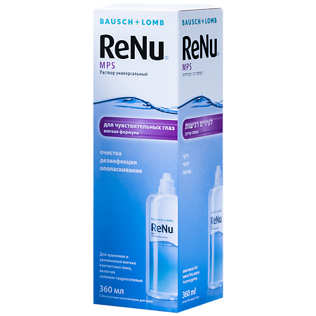 Renu MPS Универсальный для чувствительных глаз 360 мл 1 шт