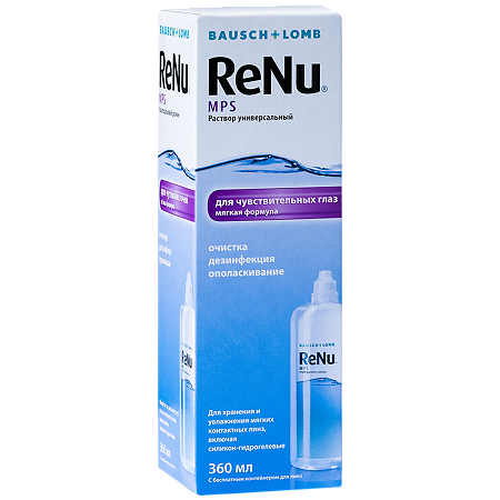 Renu MPS Универсальный для чувствительных глаз 360 мл 1 шт