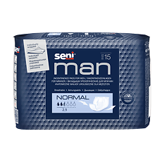 Купить Seni Man Normal вкладыши урологические 15 шт цена