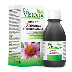 Купить Dr.Vistong Сироп Эхинацеи с витаминами фл по 150 мл 1 шт цена