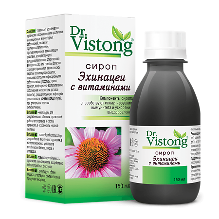 Dr.Vistong Сироп Эхинацеи с витаминами фл по 150 мл 1 шт