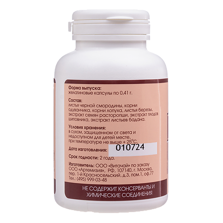 Лимфоток капсулы по 410 мг 60 шт