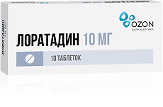 Изображение товара Лоратадин таблетки 10 мг 10 шт