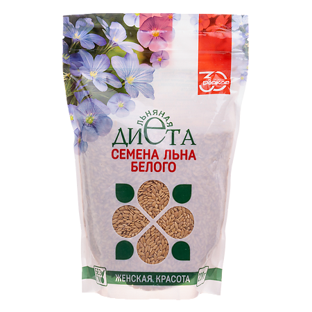Женская красота Биокор семена белого льна пакет по 200 г 1 шт