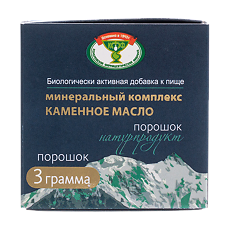 Купить Минеральный комплекс Каменное масло порошок по 3 г 1 шт цена