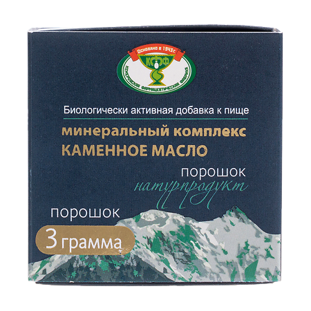 Минеральный комплекс Каменное масло порошок по 3 г 1 шт