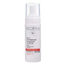 Купить KORA Мусс для умывания чувствительной и сухой кожи с пантенолом 160 мл 1 шт цена