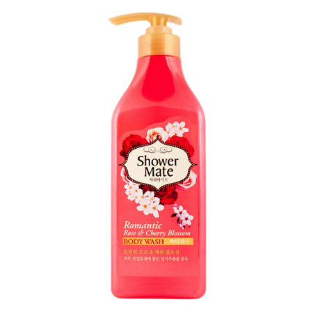 Изображение товара Kerasys Shower Mate Гель для душа Роза и вишневый цвет 550 г