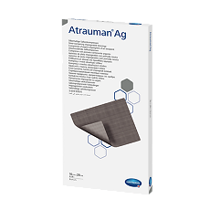Купить Повязка мазевая Атрауман АГ/Atrauman AG с серебром стерильная 10 х 20 см 3 шт цена