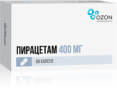 Изображение товара Пирацетам капсулы 400 мг 60 шт