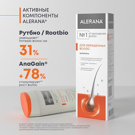 Алерана шампунь для окрашенных волос 250 мл 1 шт