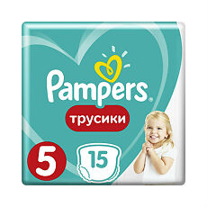 Изображение товара Трусики-подгузники Памперс (Pampers) Pants 12-17 кг р.5 15 шт