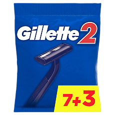 Изображение товара Gillette 2 Бритвы Одноразовые 10шт.