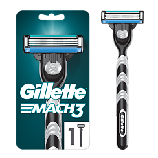Изображение товара Gillette Mach 3 Бритвенный станок с 1 сменной кассетой 1 шт