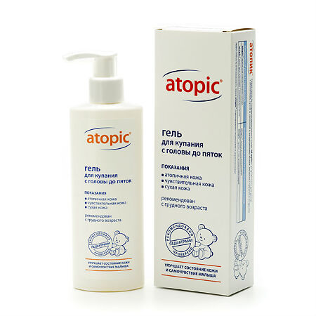 Атопик (Atopic) гель для для купания с головы до пяток 200 мл 1 шт