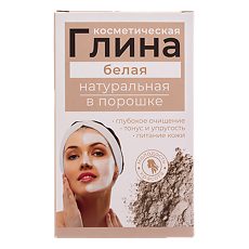 Изображение товара Глина Белая косметическая 100 г 1 шт