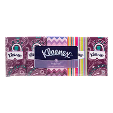Купить Kleenex Платки носовые бумажные неароматизированные 10х10 шт. 1 уп цена
