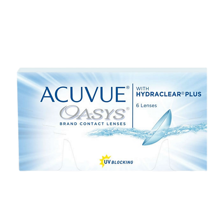 Контактные линзы Acuvue Oasys with Hydraclear Plus 6 шт/-0.75/8.4/2 недели
