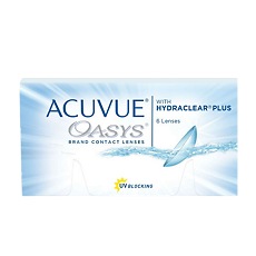 Изображение товара Контактные линзы Acuvue Oasys with Hydraclear Plus 6 шт/-2.75/8.8/2 недели