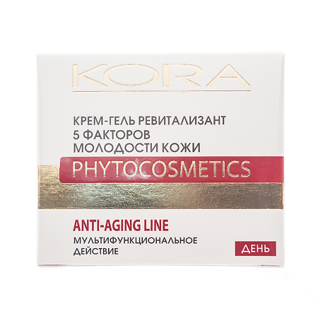 KORA Крем-гель ревитализант 5 факторов молодости кожи 50 мл 1 шт