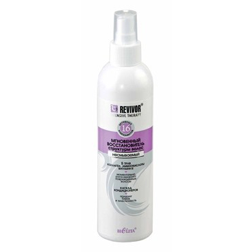 Изображение товара Восстановитель для волос Belita Revivor Мгновенное восстановление, 250 мл Изображение товара Восстановитель для волос Belita Revivor Мгновенное восстановление, 250 мл