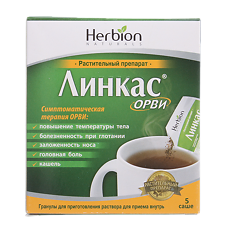 Купить Линкас ОРВИ гранулы д/приг раствора для приема внутрь 5,6 г 5 шт цена