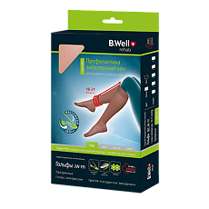 Купить Компрессионные гольфы B.Well JW-111 прозрачные 1 класс компрессии 4 Nero 1 шт цена