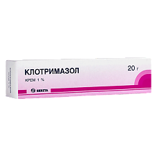 Купить Клотримазол крем для наружного применения 1 % 20 г 1 шт цена